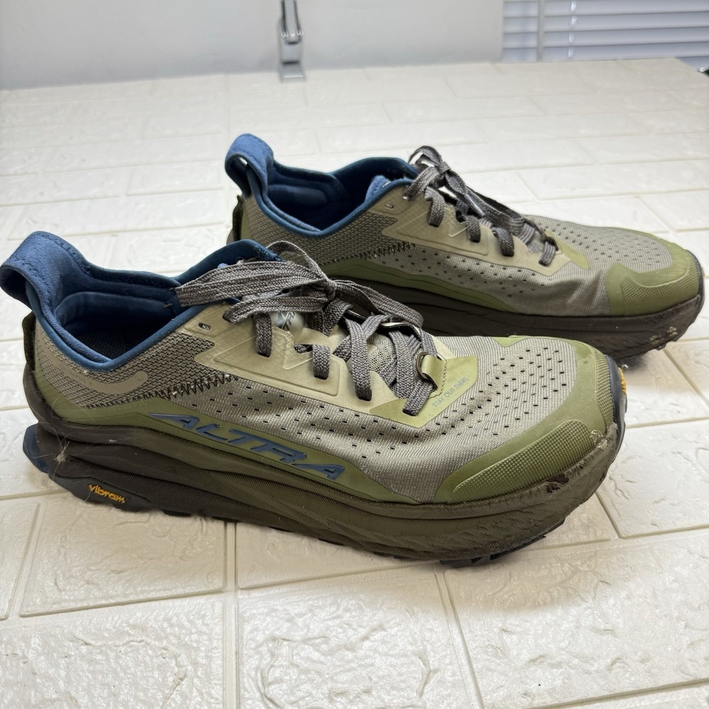 Altra Olympus 6 Mens Athletic Running Shoes Green Blue Size 13 ALOA85NJ923